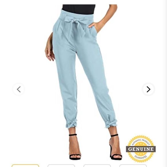 ⭐️nwt GRACE KARIN Womens Casual High Waist Pencil Pants with Bow-Knot⭐️ - Picture 1 of 10